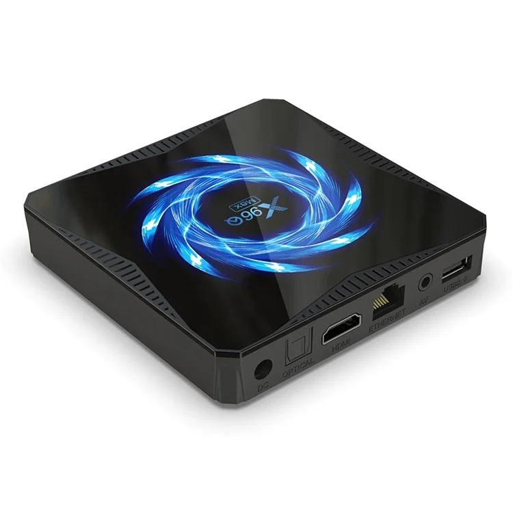 X96Q MAX Smart TV Box H616 Android 10.0 4G/64G Dual Frequency WIFI Bluetooth-compatible Set-top Box - US Plug