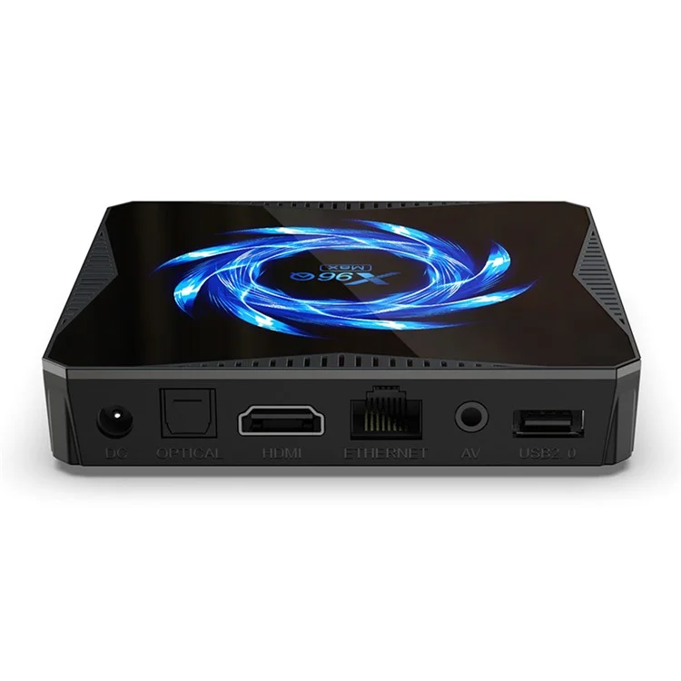 X96Q MAX Smart TV Box H616 Android 10.0 4G/64G Dual Frequency WIFI Bluetooth-compatible Set-top Box - EU Plug