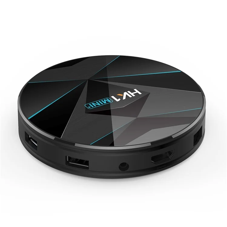 HK1MINI+ Android 9.0 RK3318 Quad Core Bluetooth-compatible TV Box WiFi Media Player 2+16GB - US Plug
