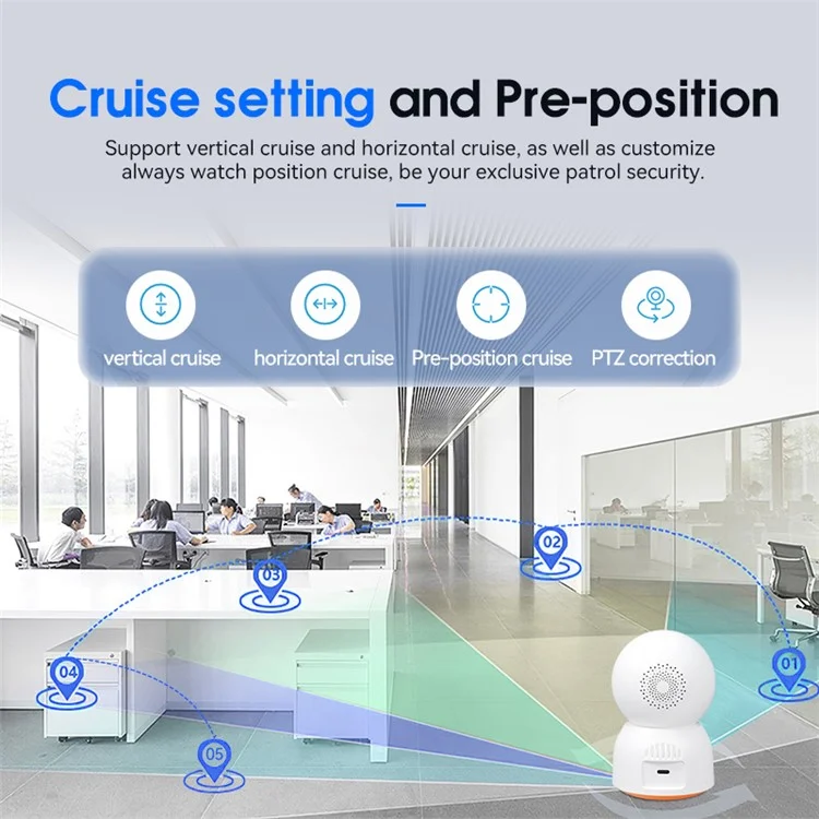 P211 Audio Call WiFi Security Camera 2MP Pet Baby Monitor Motion Detection Camera