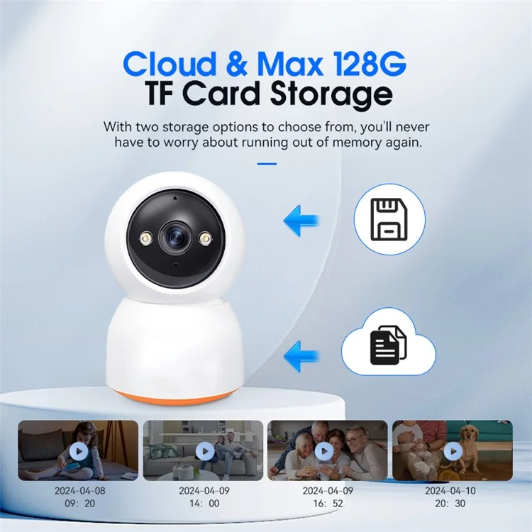 P211 Audio Call WiFi Security Camera 2MP Pet Baby Monitor Motion Detection Camera
