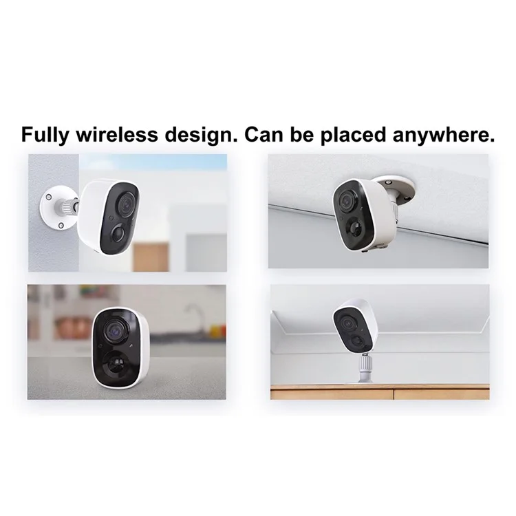 Hubview CG6 2.4G wi -fi Overdoor Câmera de Vigilância PIR Indução PIR Indução Remote Baby Monitor, Com Cartão de Memória de 32 gb