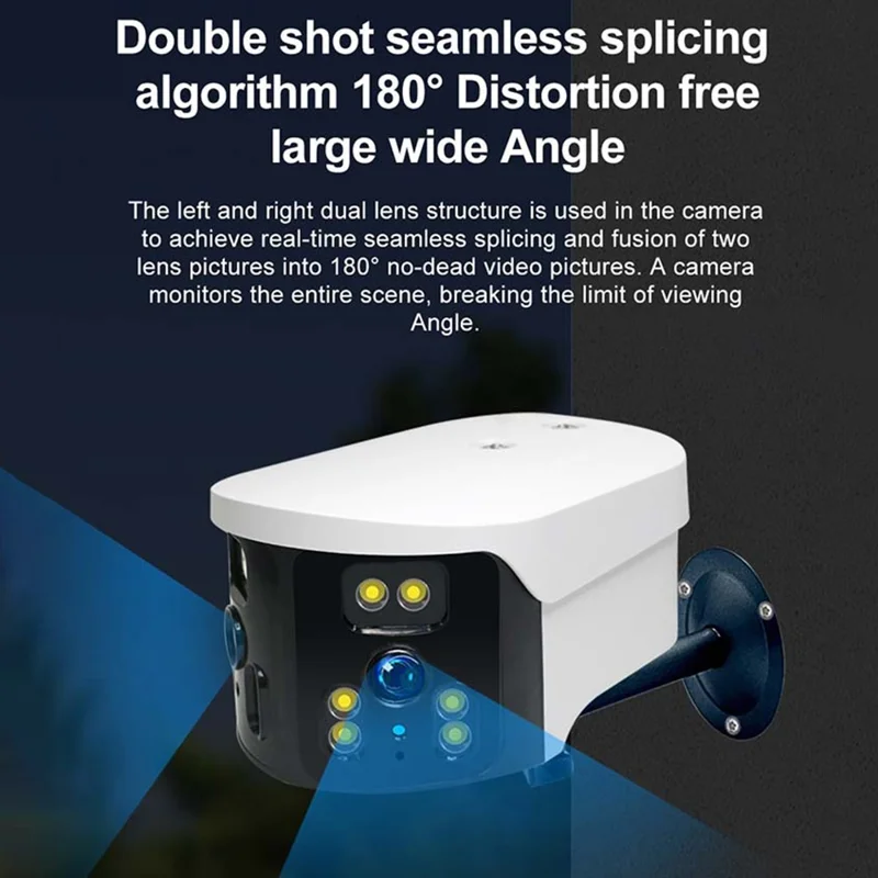 WiFi Home Security Camera 1080P HD Motion Detection Camera Wide Angle Monitor (Without TF Card) - US Plug