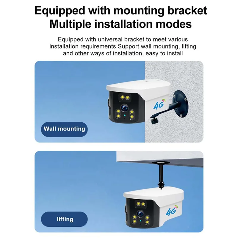 WiFi Home Security Camera 1080P HD Motion Detection Camera Wide Angle Monitor (Without TF Card) - US Plug