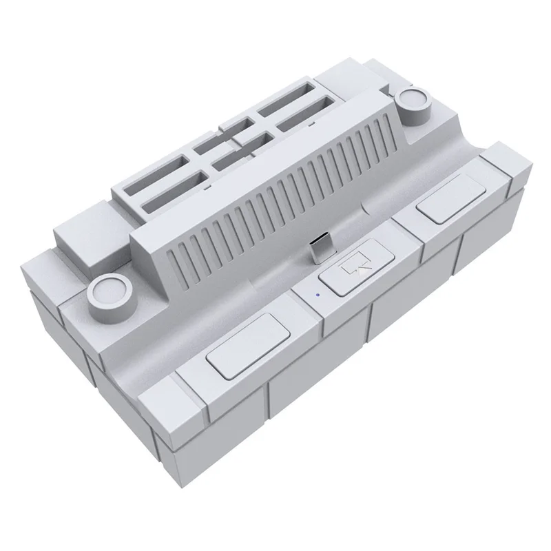 TOPWOLF HS-SW480 For Nintendo Switch / Switch OLED Game Console Charging Dock TV Video Converter Base Game Card Holder - White