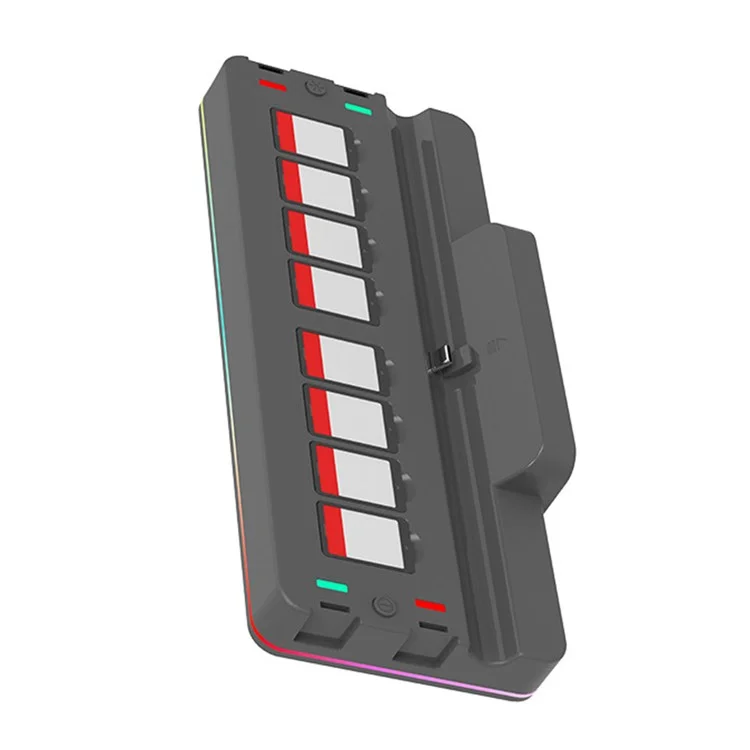 TOPWOLF HS-SW265 Pour Nintendo Switch / Console de jeu Switch OLED Base de chargement Convertisseur vidéo TV Porte-jeux