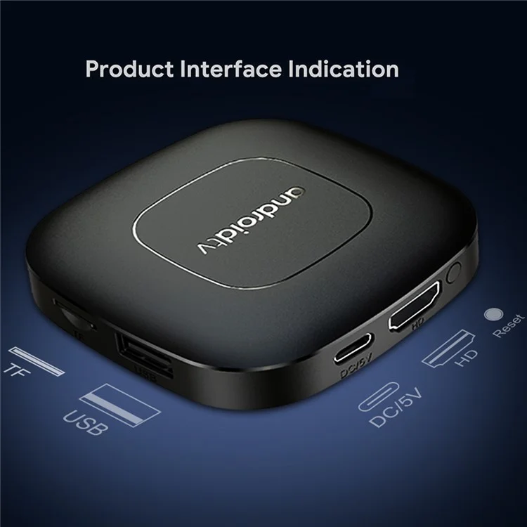 MORTAL T1 2GB+8GB TV Box Android13 Allwinner H313 Dual Band Wifi+Bluetooth-compatible Media Player