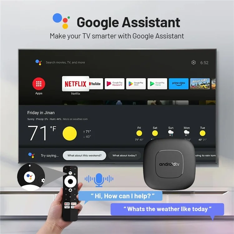MORTAL T1 2GB+8GB TV Box Android13 Allwinner H313 Dual Band Wifi+Bluetooth-compatible Media Player