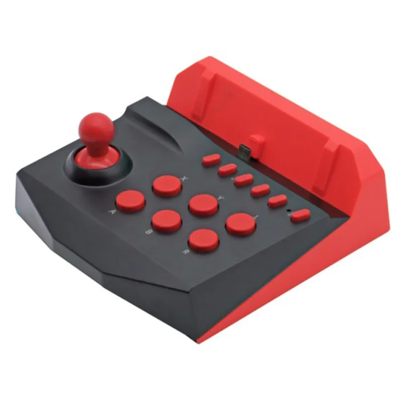 HONSON HS-SM319 Joystick Controller Arcade Game Station for Nintendo Switch - Red