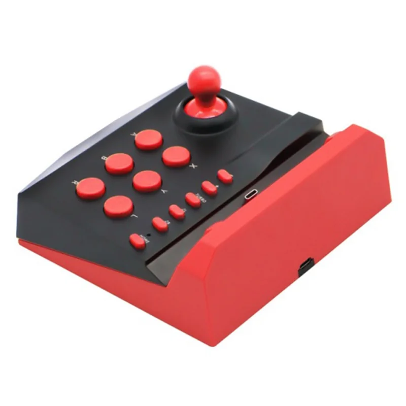HONSON HS-SM319 Joystick Controller Arcade Game Station for Nintendo Switch - Red