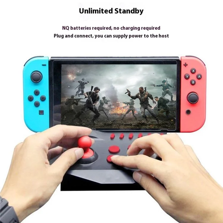 HONSON HS-SM319 Joystick Controller Arcade Game Station for Nintendo Switch - Red