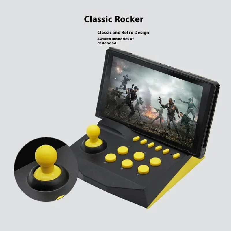 HONSON HS-SM319 Joystick Controller Arcade Game Station for Nintendo Switch - Red