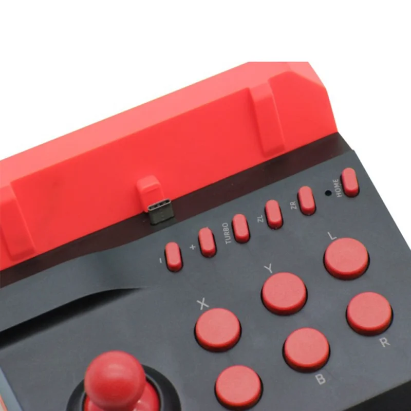 HONSON HS-SM319 Joystick Controller Arcade Game Station for Nintendo Switch - Red