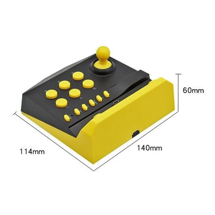 HONSON HS-SM319 Joystick Controller Arcade Game Station for Nintendo Switch - Red
