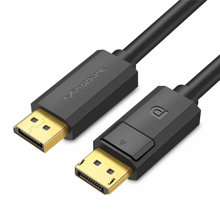 mindpure dp001 1.5m 3d video displawport 1.2 câble 4k / 60 hz 2k / 144hz dp au cordon dp