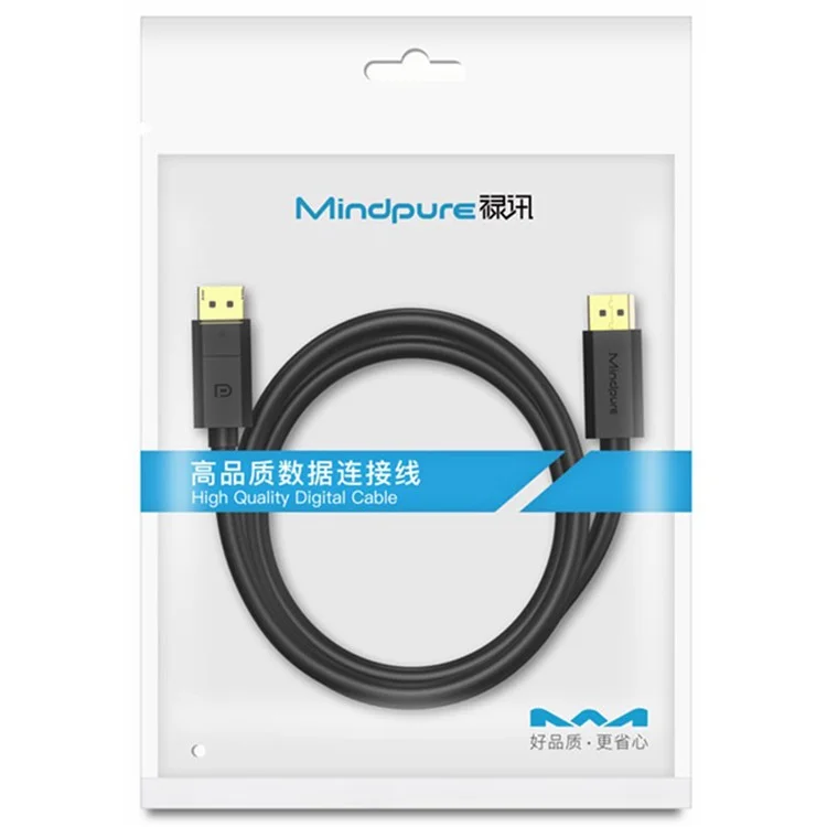 mindpure dp001 1.5m 3d video displawport 1.2 câble 4k / 60 hz 2k / 144hz dp au cordon dp
