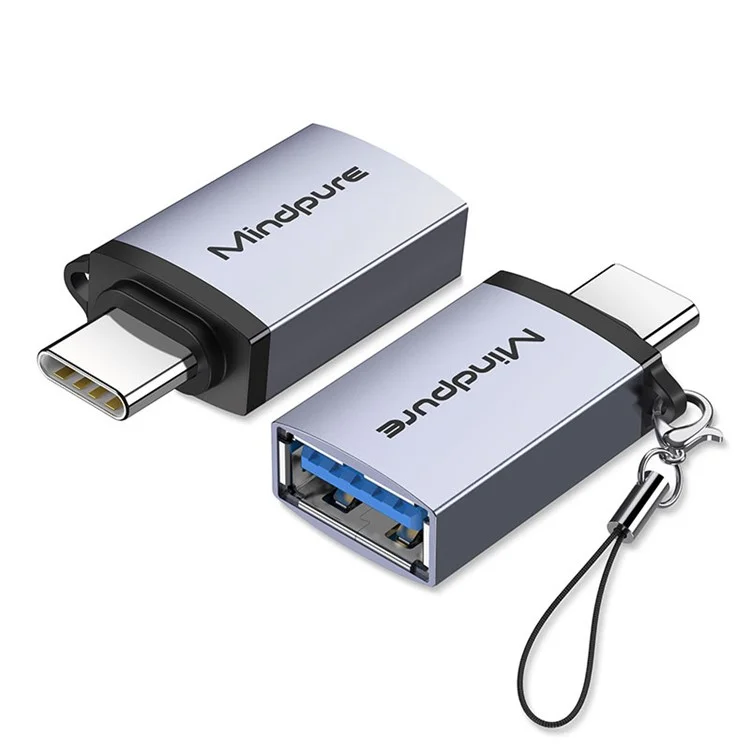 Mindpure USB 3.2 Gen2 / Adaptateur OTG de Convertisseur Type-C Avec Longe Anti-défaite - AD56 / Type-C à USB