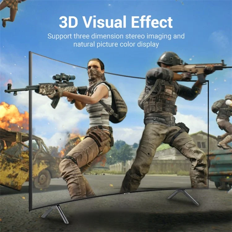 Vention HCCBH 2m DP -kabel 8k / 60 hz 4k / 144Hz Displayport Männlich Zum Displayport Männliches Kabel