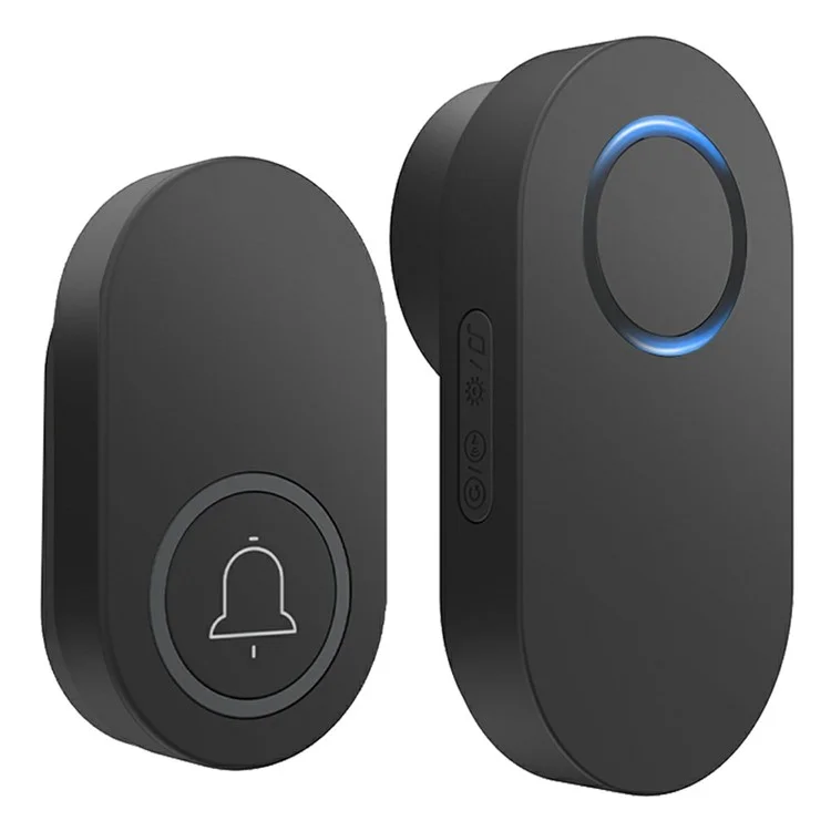 Ml008-b-1uk 60 Melodie Wireless Anciglio Aggiunto UK Plug / Nero, 1 Trasmettitore + 1 Ricevitore