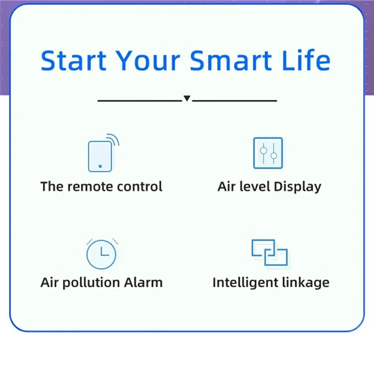 DCR-NWAB Tuya WiFi Air Box Rilevatore d'aria multifunzione per formaldeide VOC anidride carbonica temperatura umidità