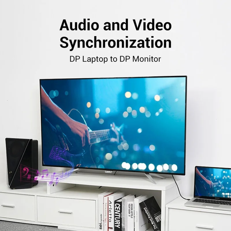 VENTION HACBI 3m 4K / 60Hz DisplayPort Cable Gold-Plated DP to DP Male to Male Wire