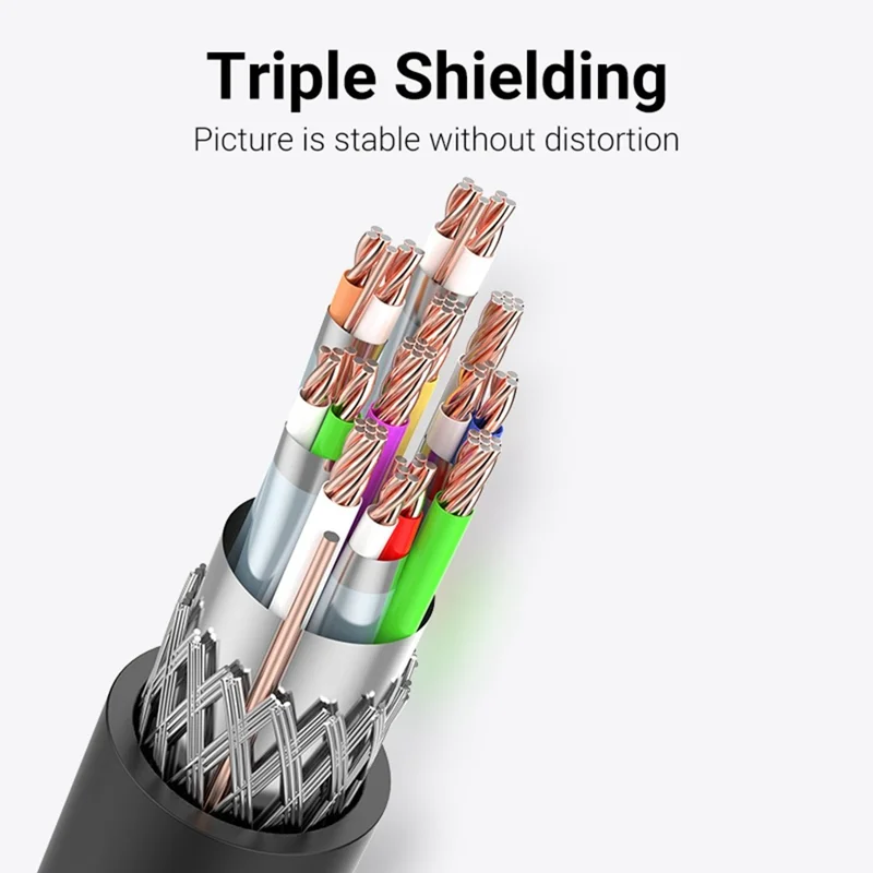 VENTION HACBI 3m 4K / 60Hz DisplayPort Cable Gold-Plated DP to DP Male to Male Wire