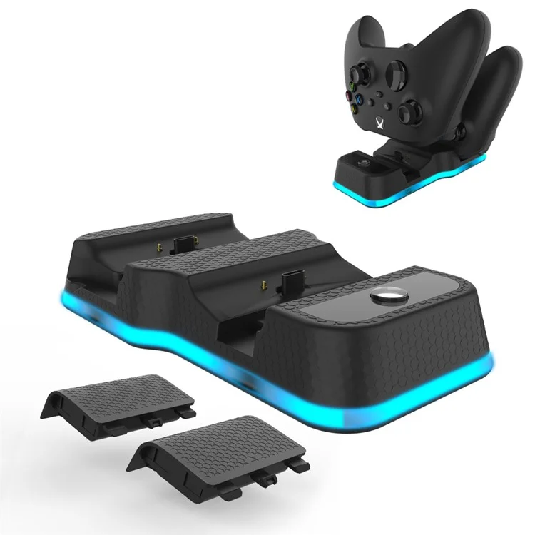 JYS-X129 Dual Charging Station with Dual USB-C Ports & LED Indicator for Xbox X/S