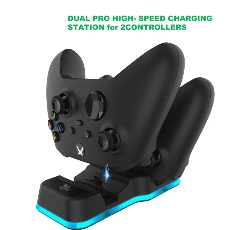 JYS-X129 Dual Charging Station with Dual USB-C Ports & LED Indicator for Xbox X/S