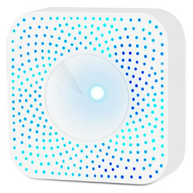 Detector de calidad del aire Tuya WiFi de 6 en 1 PM2.5/Formaldehído/VOC/CO2/Temperatura/Humedad