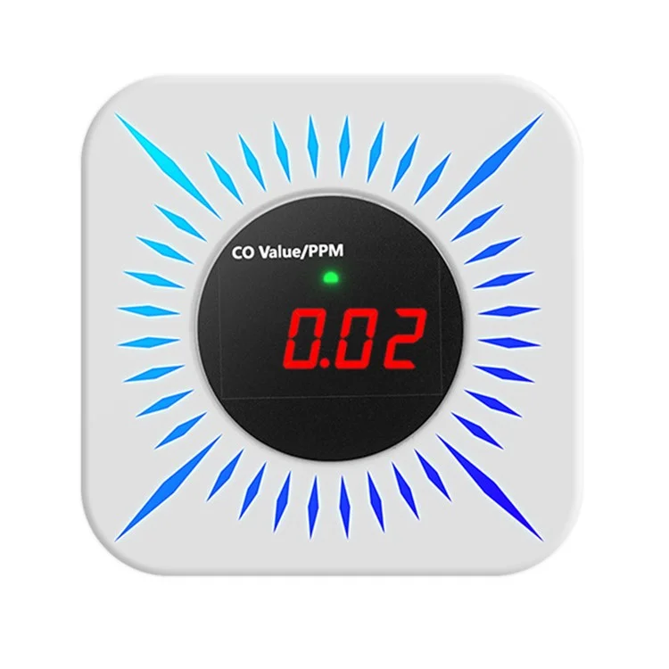 Tuya Smart WLAN-Gas- und Kohlenmonoxid-Detektor mit 80 dB Alarm und CO-Pegelsensor