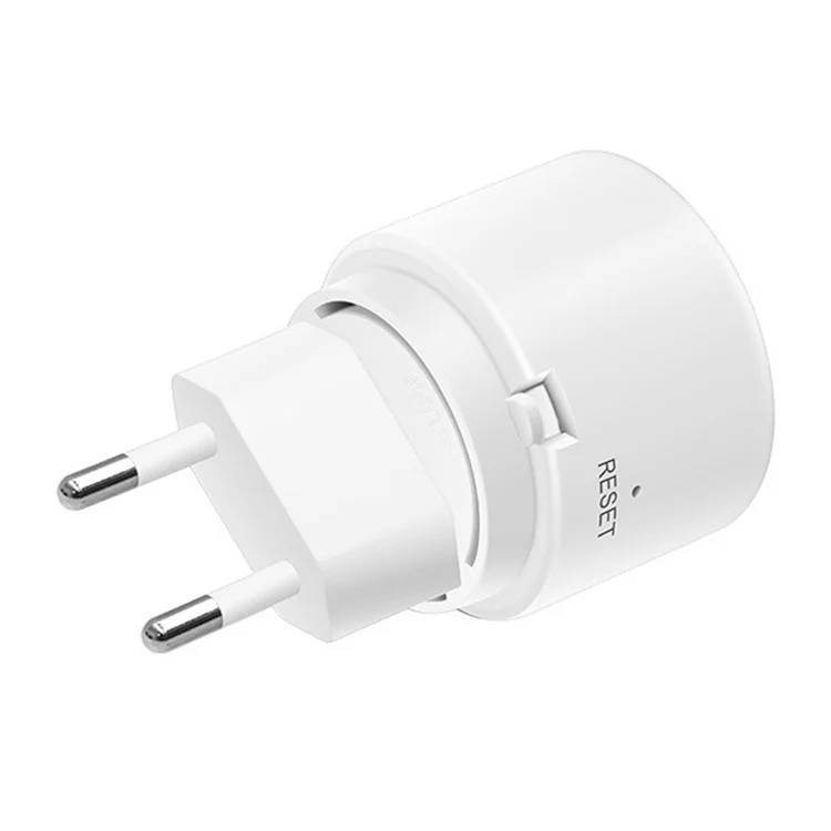 Zigbee Smart Gas-Detektor mit Echtzeit-Überwachung, App-Steuerung, 70 dB Alarm und Naturgas-Leckagesensor - EU-Stecker