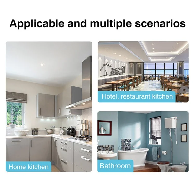 Zigbee Smart Gas-Detektor mit Echtzeit-Überwachung, App-Steuerung, 70 dB Alarm und Naturgas-Leckagesensor - EU-Stecker