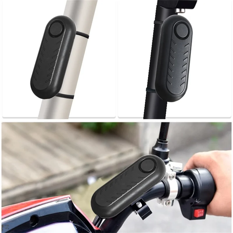 Bicycle Alarm IP55 Waterproof Motorcycle Anti-Theft Vibration Detection Remote Control Alarm