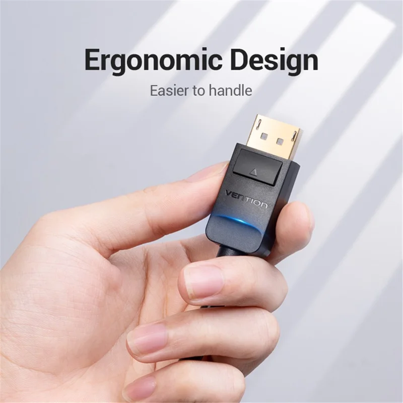 VENTION HBLBJ 5m DP to VGA Conversion Cable 1080P 60Hz HD Video Cord - Black