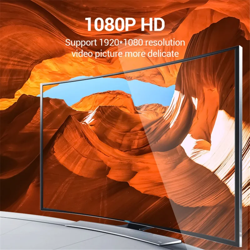 VENTION HBLBG 1.5m DP to VGA Conversion Cable 1080P 60Hz HD Video Cord - Black