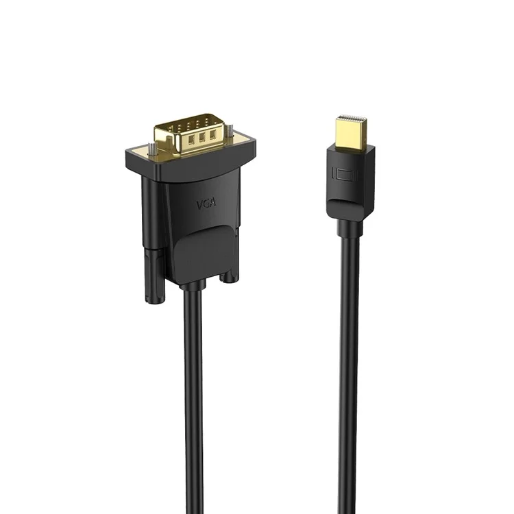 VENTION HFDBH 2m Mini DP to VGA Conversion Cable 1080P 60Hz HD Video Cord - Black