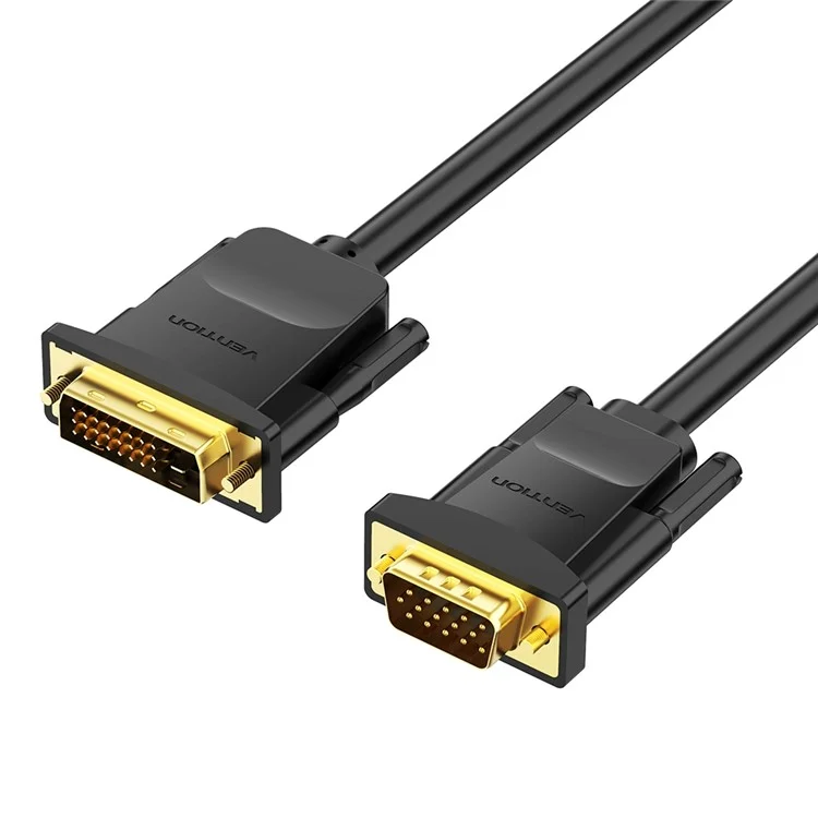 VENTION EABBG 1.5m 24+1 DVI to VGA Wire 1080P 60Hz Male to Male Gold Plated Adapter Cable