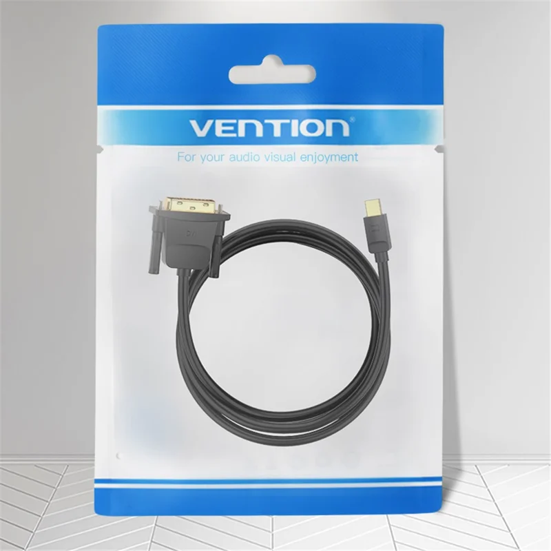 VENTION HFFBF 1m Mini DP to DVI 24+1 Conversion Cable 1080P 60Hz HD Video Cord - Black