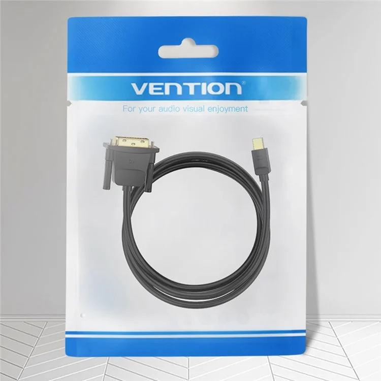 VENTION HFFBG 1.5m 1080P 60Hz Mini DisplayPort to DVI 24+1 Male to Male Adapter Cable