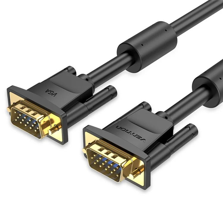 VENTION DAEBF 1m 1080P 60Hz VGA to VGA (3+6) Cable Male to Male Gold Plated Connector Wire