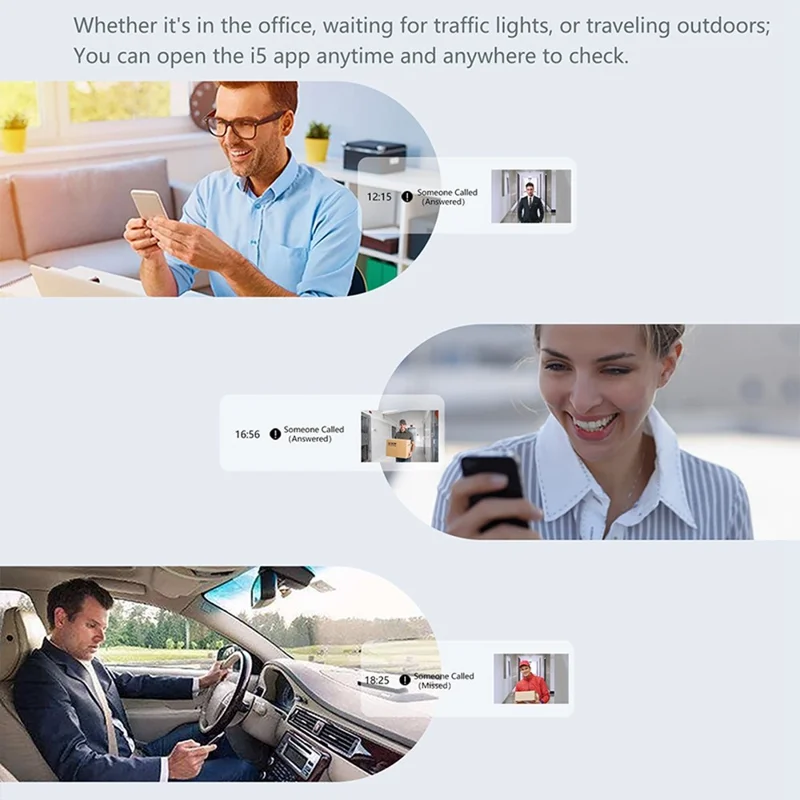 i5 VGA Network Night Vision Visual Smart Doorbell Phone APP Two-Way Voice Talk Smart Door Bell