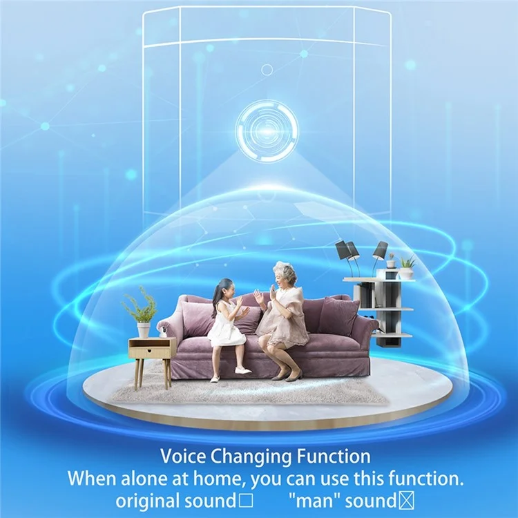 i5 VGA Network Night Vision Visual Smart Doorbell Phone APP Two-Way Voice Talk Smart Door Bell