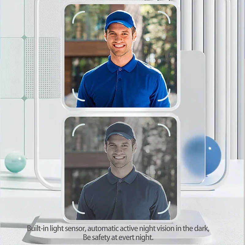 i5 VGA Network Night Vision Visual Smart Doorbell Phone APP Two-Way Voice Talk Smart Door Bell