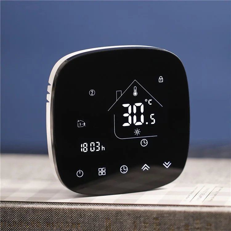 Termostato digital de pared BHT-001GC para caldera, panel de control de temperatura con pantalla