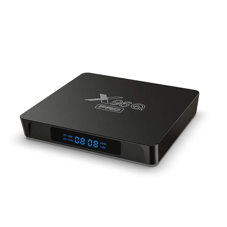 X96Q PRO Allwinner H313 Dual Wifi 2.4g & 5g TV Box Android 10.0 4K Quad Core HD 1G + 8G Caixa Superior Definida - Plugue da ue