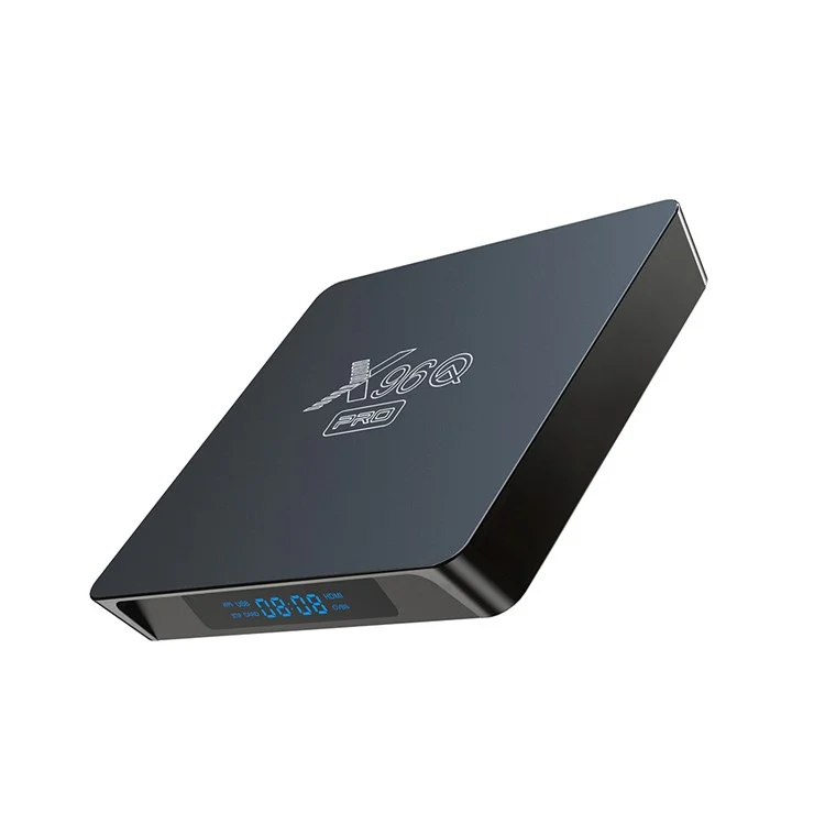 X96Q PRO Allwinner H313 Dual Wifi 2.4g & 5g TV Box Android 10.0 4K Quad Core HD 1G + 8G Caixa Superior Definida - Plugue da ue