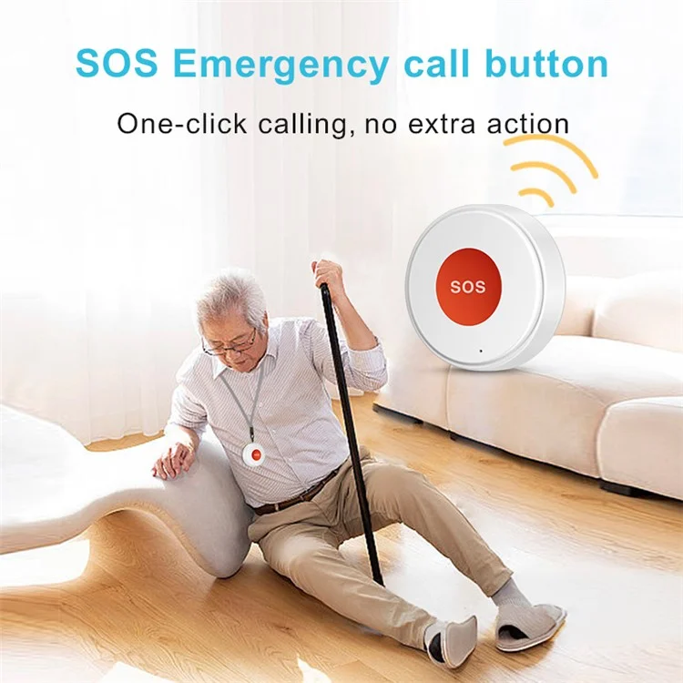 ZB-SOS WiFi Tuya App Smart Security SOS Knopf Hilfsszene Verknüpfung Smart Schalter