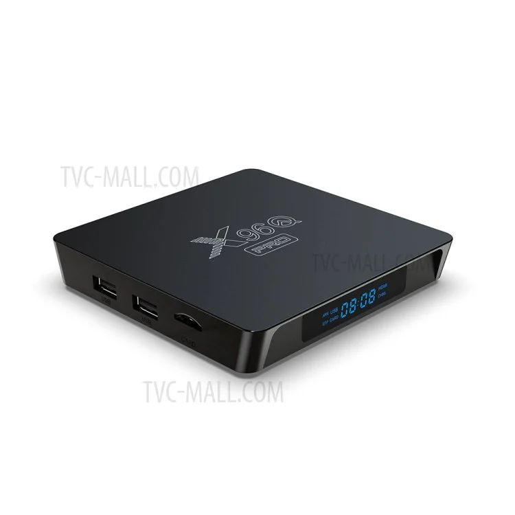 X96Q Pro Allwinner H313 Dual Wifi 2.4g y 5g TV Box Android 10.0 4K Quad Core HD Set Top Box [2G + 16G] - au Tapón