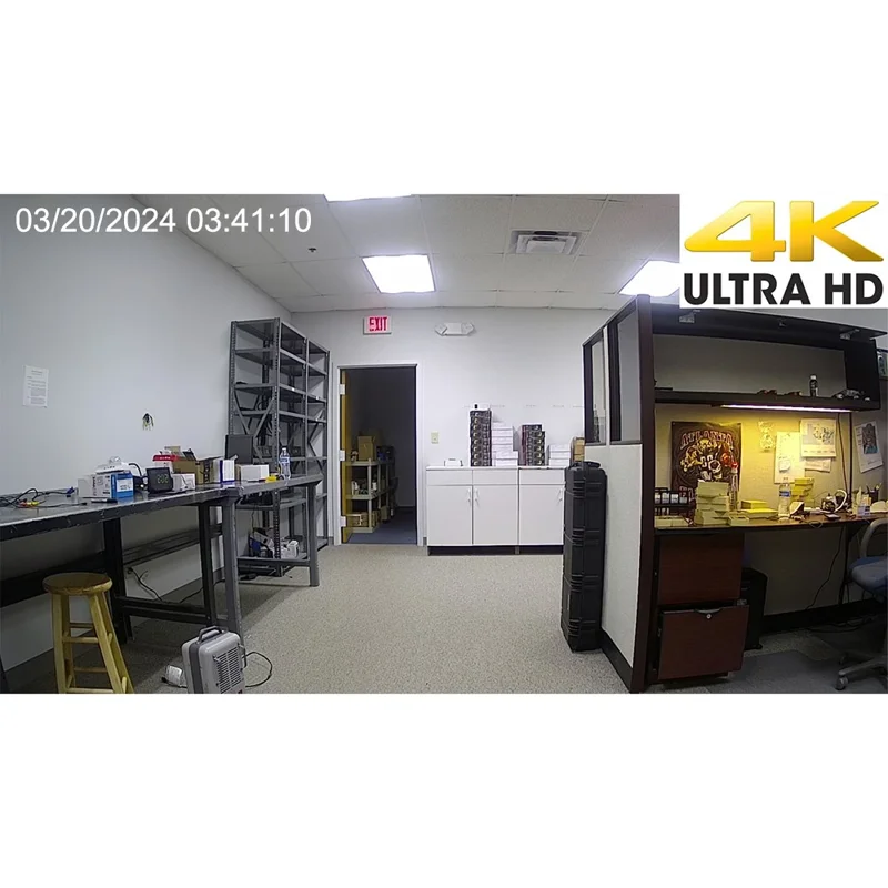 Magnetic Wireless Charger Motion Activated 4K WiFi Hidden Camera Spy Camera - White