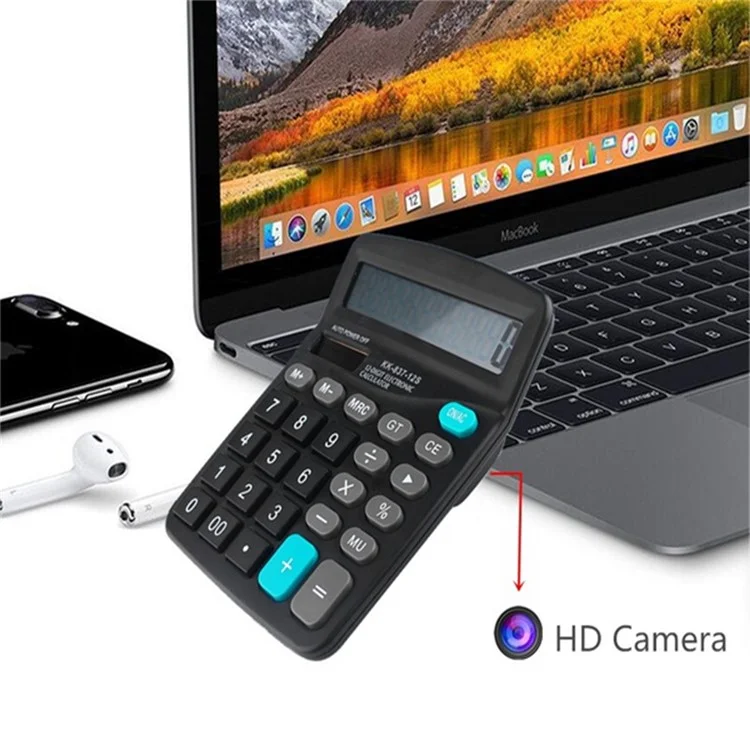 Caméra espion WiFi 4K Mini Cam HD avec support pour carte TF 128 Go (carte TF non incluse)